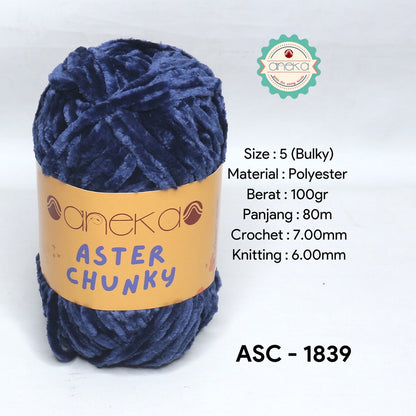 KATALOG - Benang Rajut Bludru Aster CHUNKY / Velvet Knitting Yarn