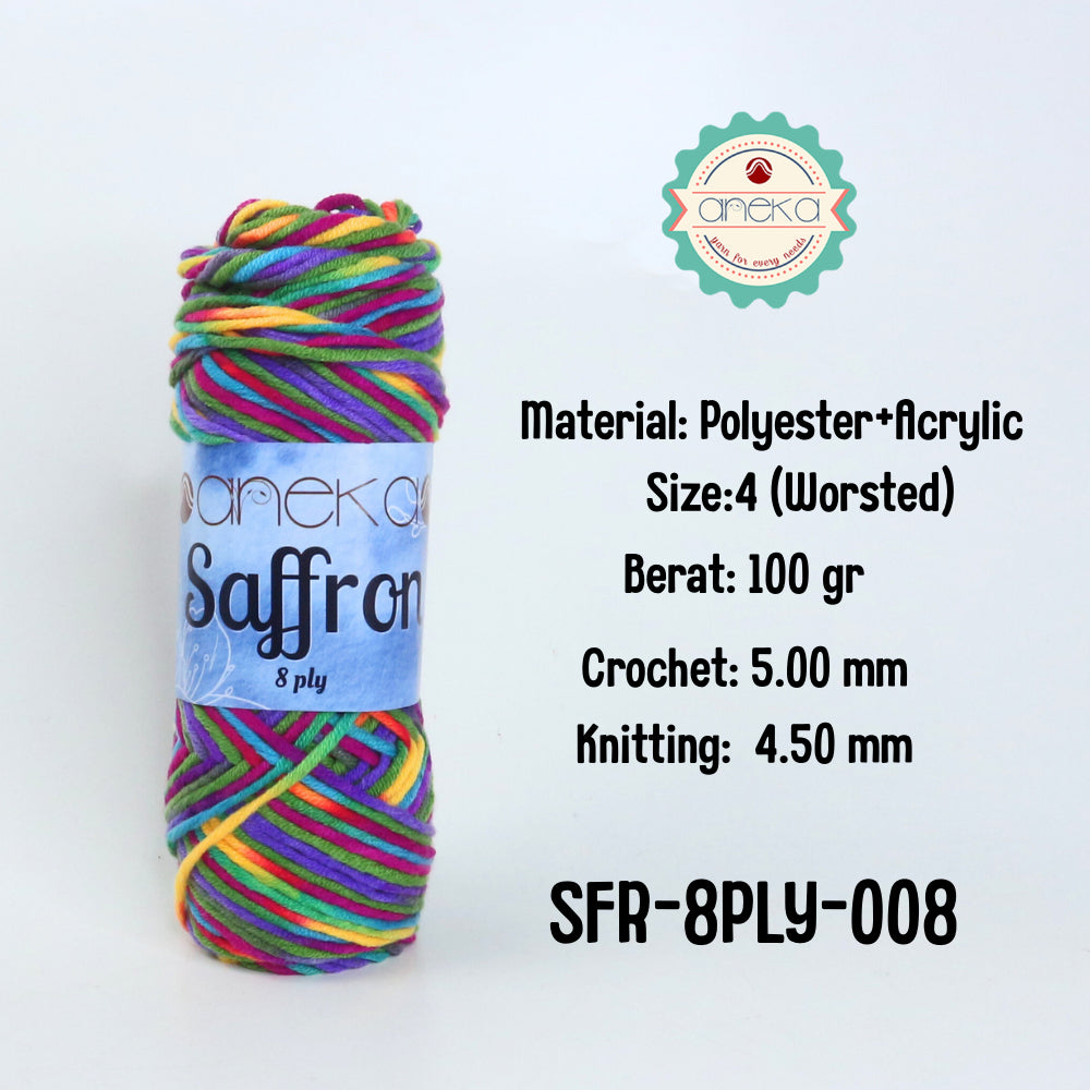 KATALOG - Benang Rajut Saffron 8 Ply / Crochet Knitting Yarn - Part 3