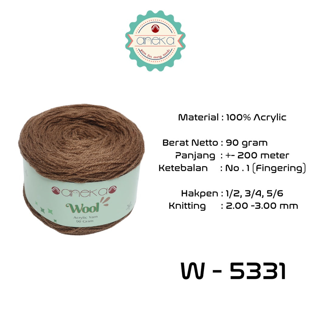 KATALOG - Benang Rajut Wool / Wol / Siet Yarn 90 gram - PART 1