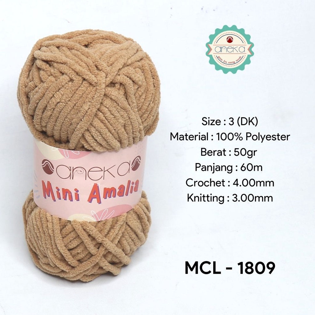 KATALOG - Benang Rajut Mini Amalia / Small Chenille Yarn