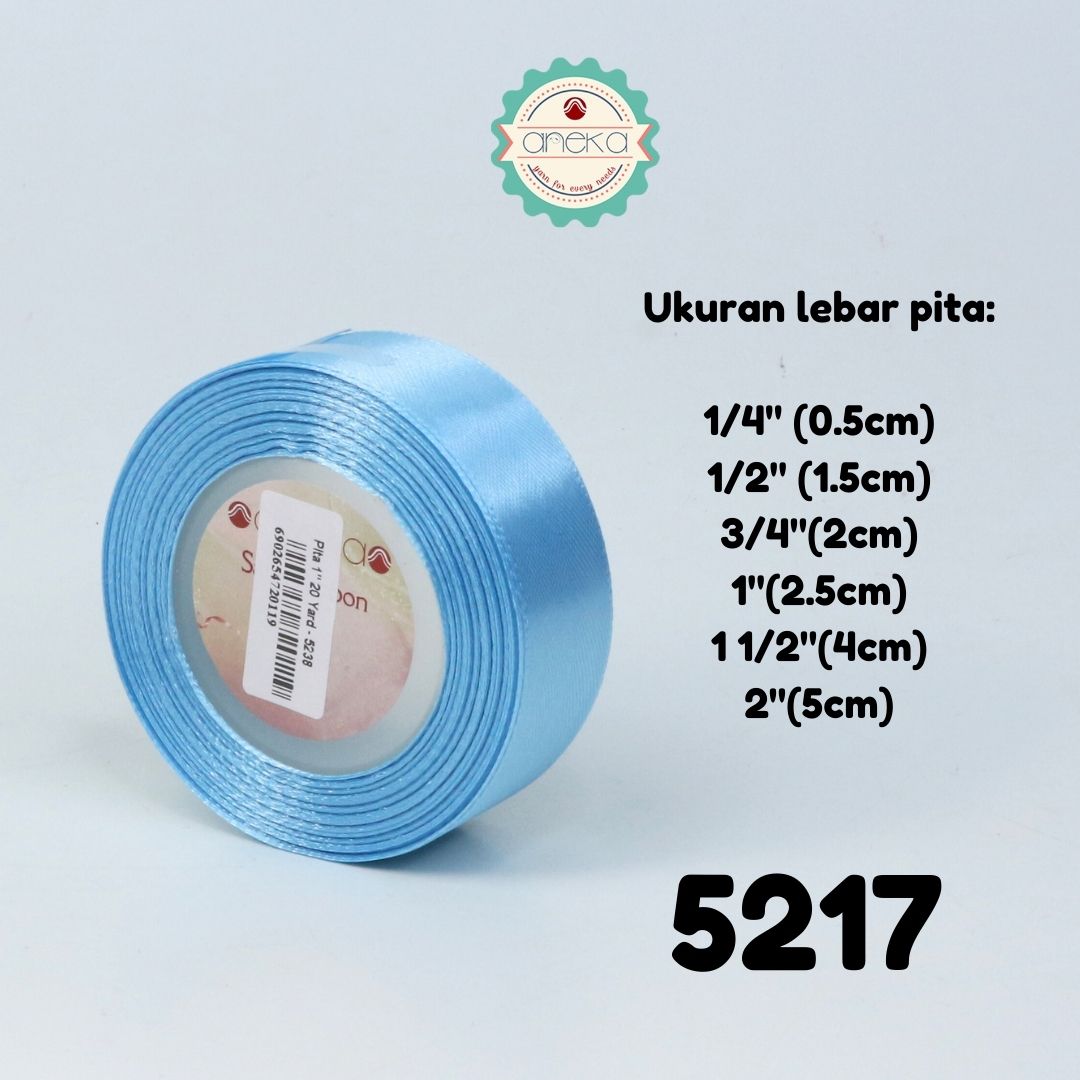 Satin Ribbon / Satin Silk Ribbon 3/4" - 0.75" - 2 cm - PER ROLL (25yards/roll) Part 1