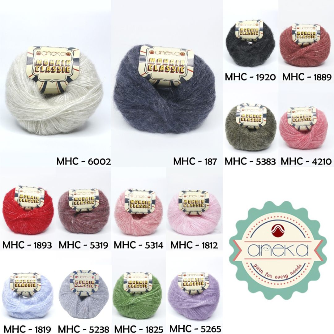 KATALOG - Benang Rajut Katun Mohair Classic / Mohair Polos / Benang Angora PART 2