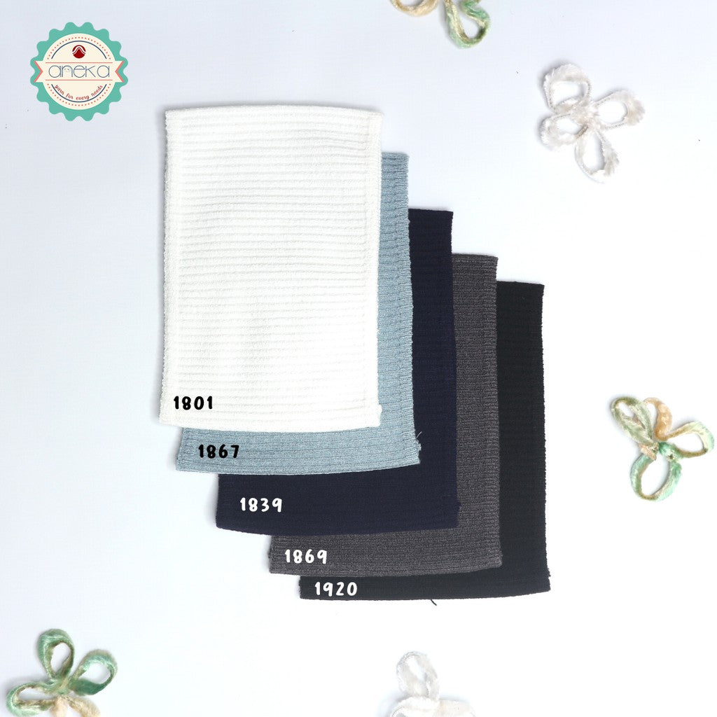 KATALOG - Ciput Rajut Polos / Bandana Rajut / Inner Kerudung Premium Knit ALISA - 1