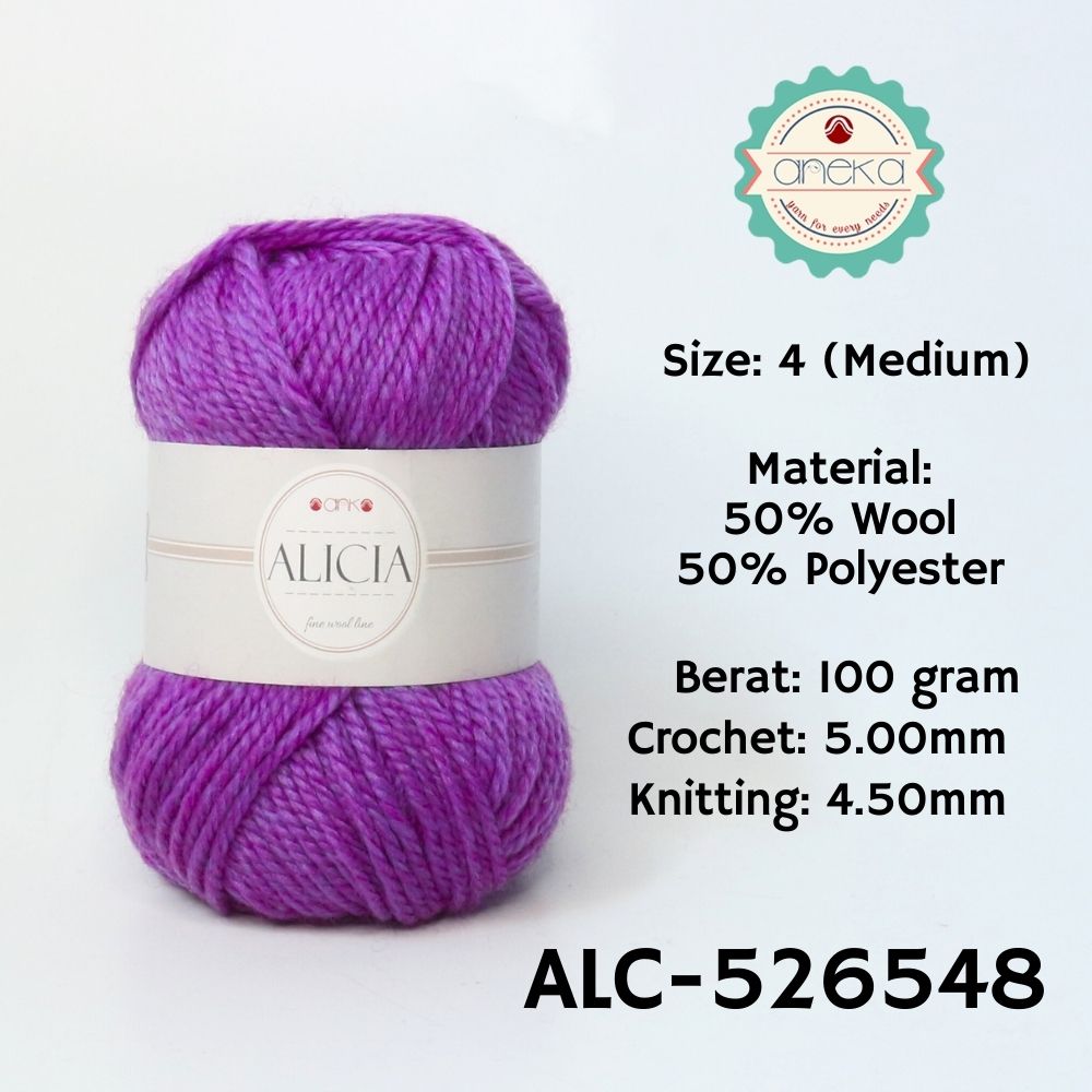 KATALOG - Benang Rajut Wool Alicia / Crochet Knitting Yarn - Part 2