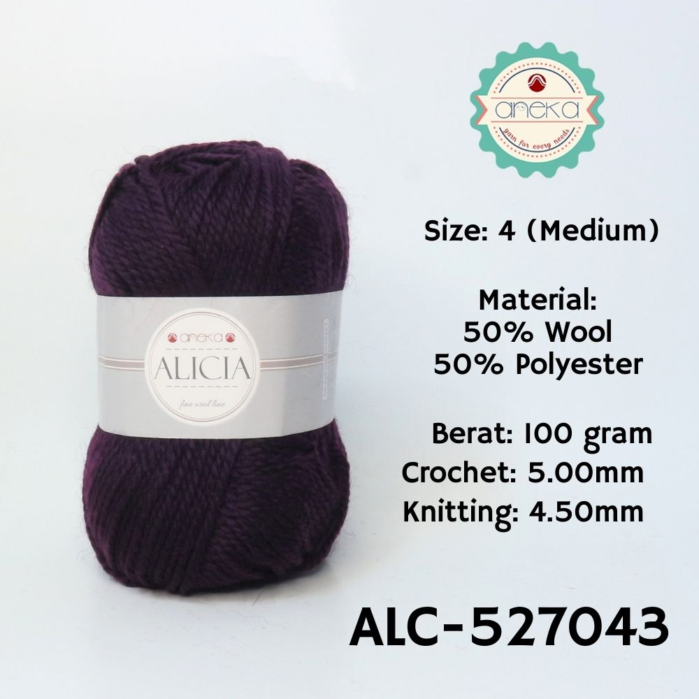 KATALOG - Benang Rajut Wool Alicia / Crochet Knitting Yarn - Part 2