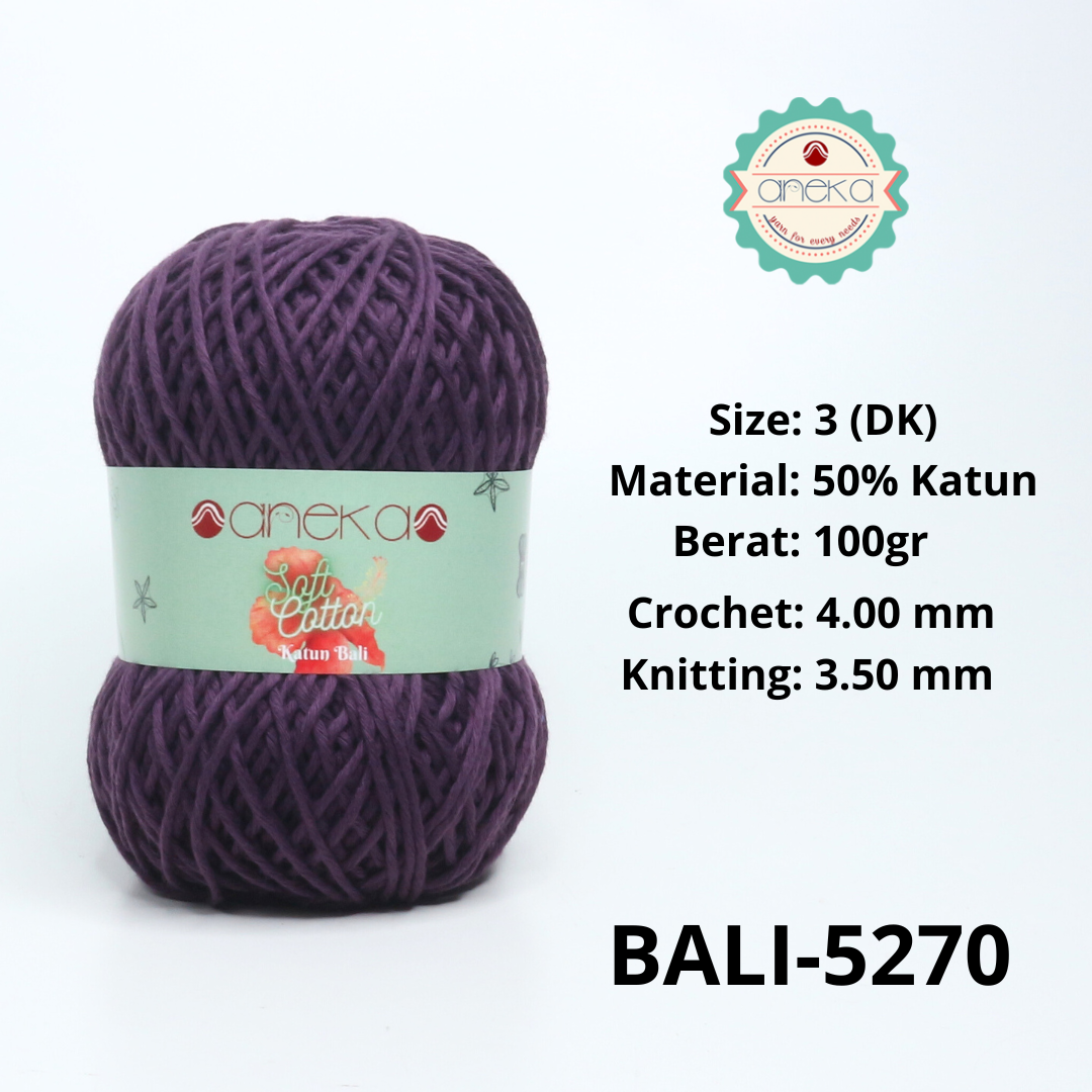 KATALOG - Benang Rajut Katun Bali ANEKA / Soft Cotton Big Ply made by ANEKABENANG PART 1