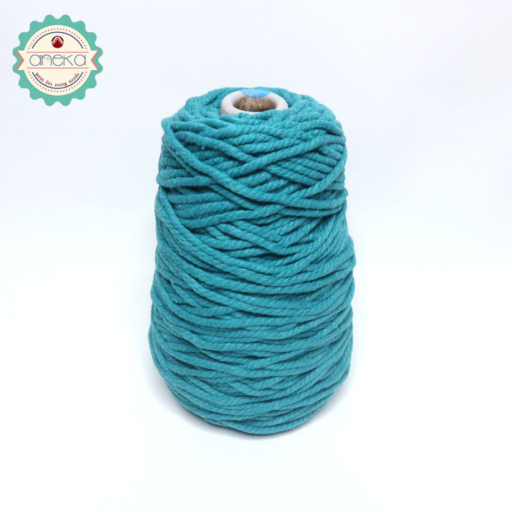 KATALOG - Benang Tali katun / tali macrame makrame warna warni 500 gr / 4mm