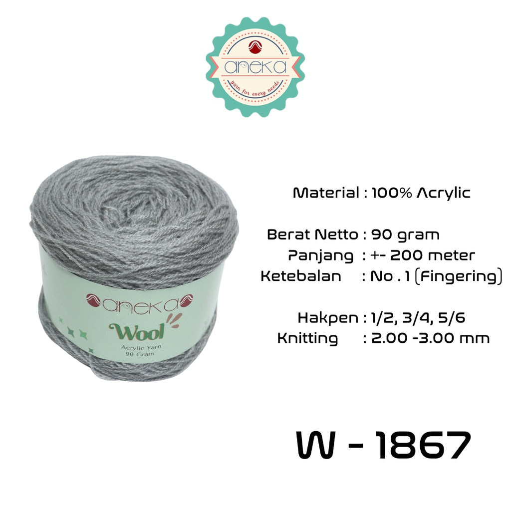 KATALOG - Benang Rajut Wool / Wol / Siet Yarn 90 gram - PART 2