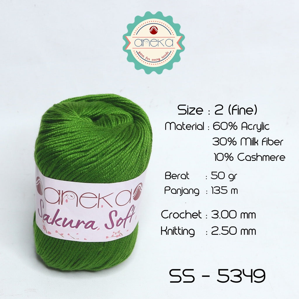 KATALOG - Benang Rajut Sakura Soft / Silk Cotton Milk Cotton Yarn Part 1