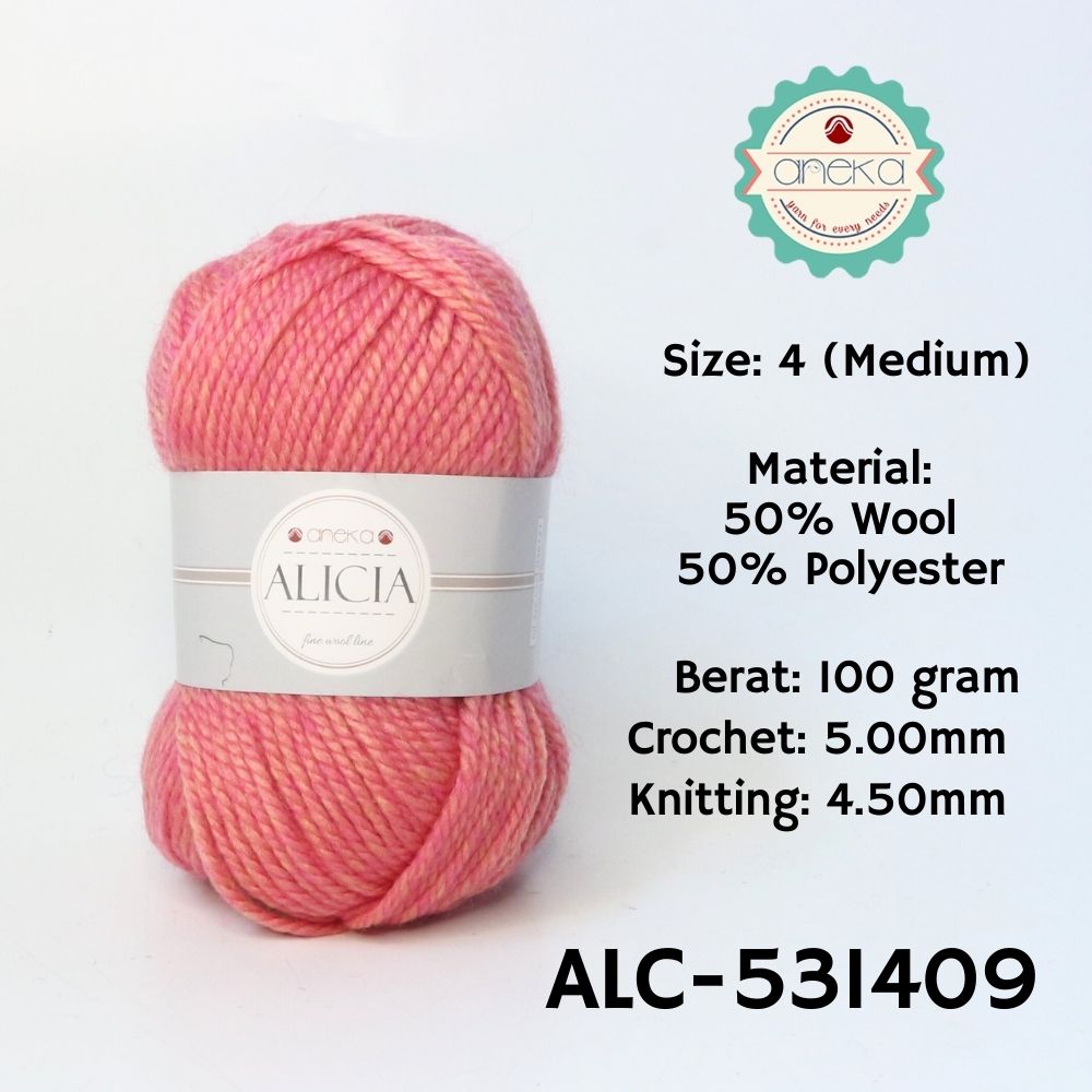KATALOG - Benang Rajut Wool Alicia / Crochet Knitting Yarn - Part 1