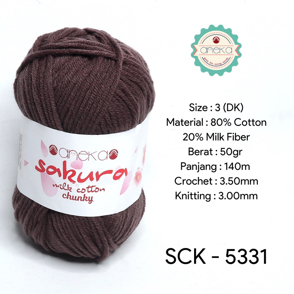 KATALOG - Benang Rajut Katun Susu Sakura Milk Cotton Chunky PART 1
