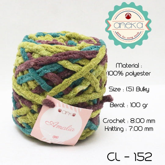 KATALOG - Benang Rajut Chenille Midi Amalia Yarn PART 2