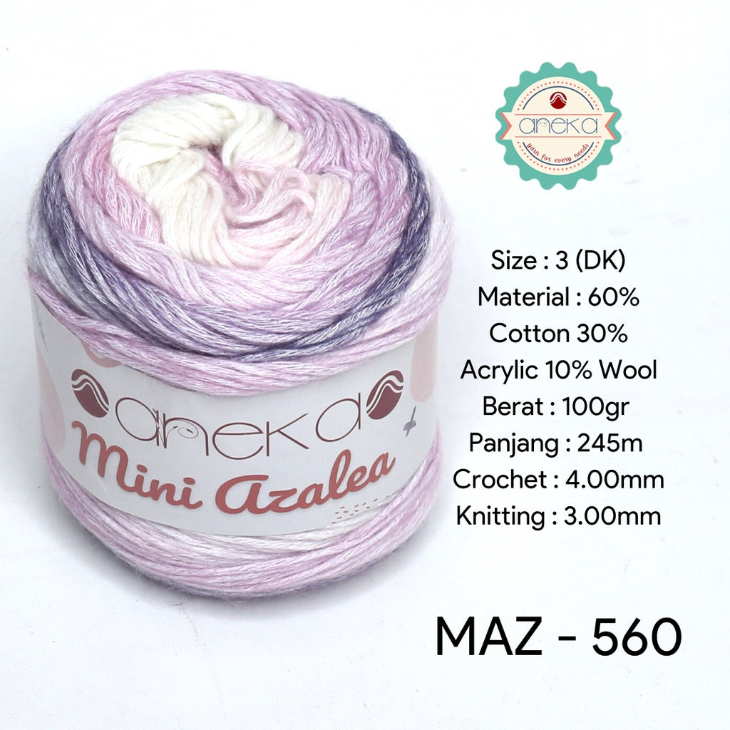 KATALOG - Benang Rajut Mini Azalea Yarn