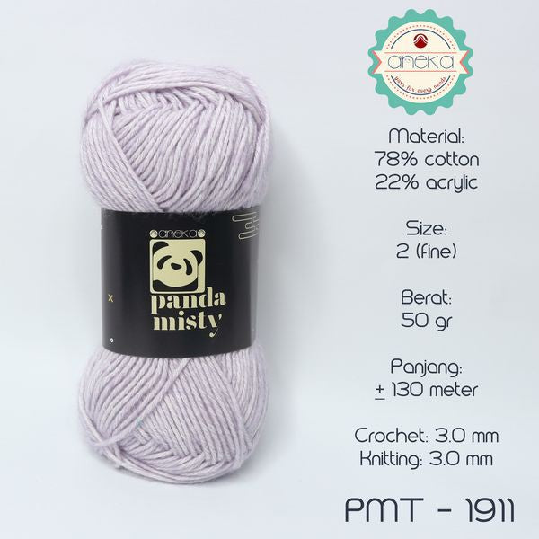 KATALOG - Benang Rajut Katun Panda Misty / Semprot Wol / Stonewashed Yarn - PART 2