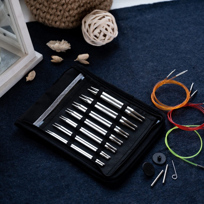 KNITPRO - KnitPro Nova Cubics - Alat / Jarum Rajut Interchangeable Needle Set ( Deluxe Set )