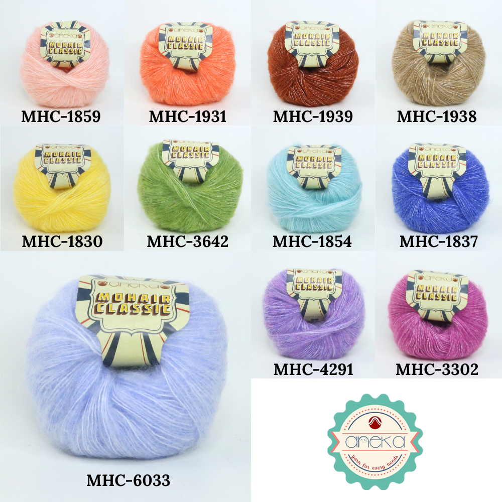 CATALOG - Classic Mohair Cotton Knitting Yarn / Plain Mohair / Angora Yarn PART 1