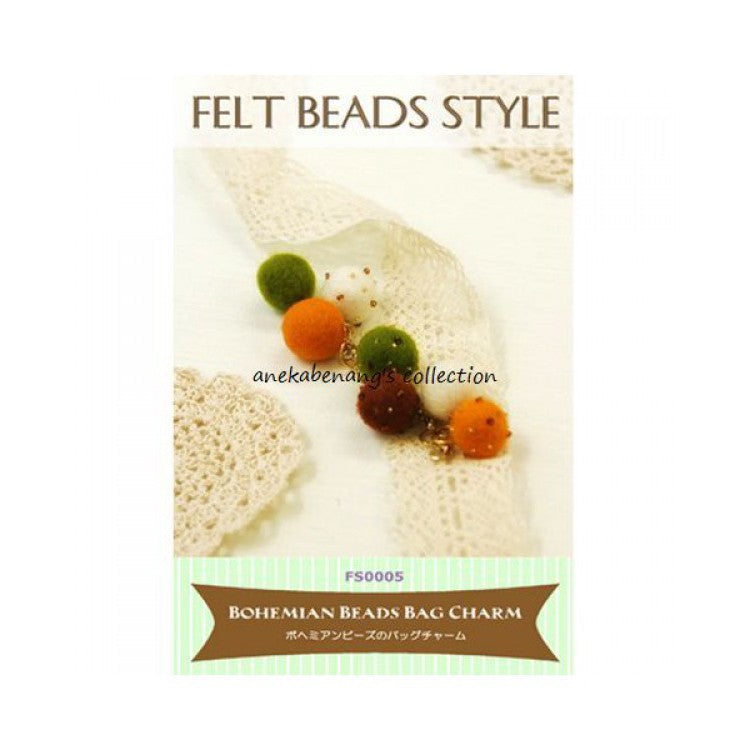 TULIP - Bohemian Beads Bag Charm