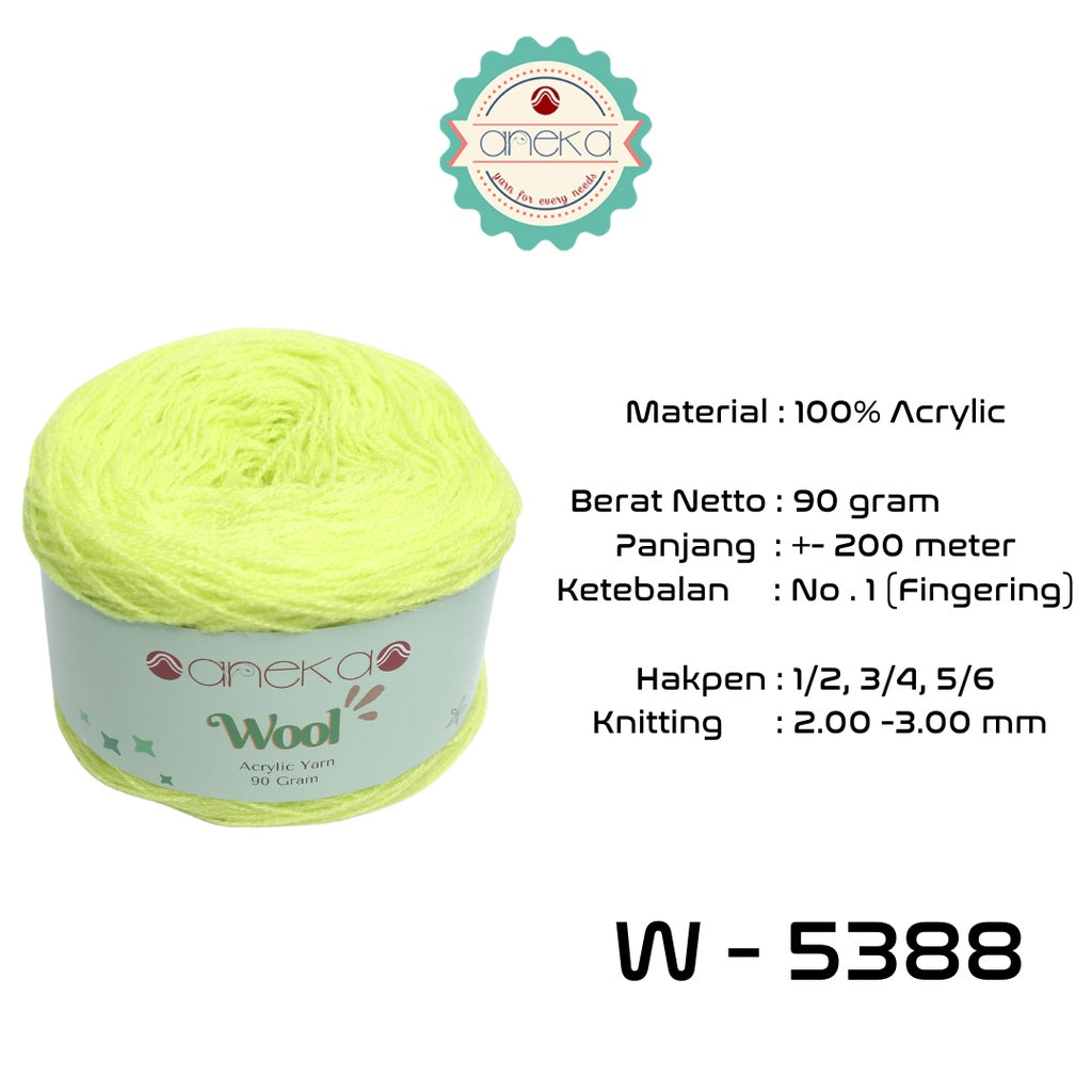 KATALOG - Benang Rajut Wool / Wol / Siet Yarn 90 gram - PART 1