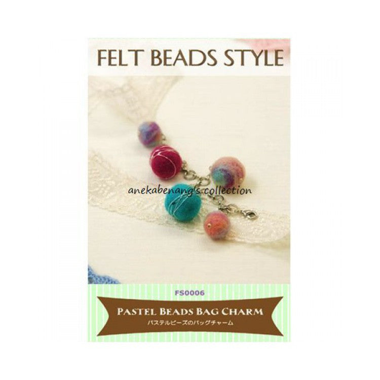 TULIP - Pastel Beads Bag Charm