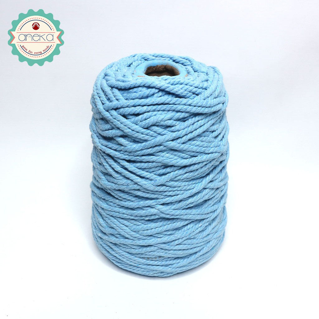 KATALOG - Benang Tali katun / tali macrame makrame warna warni 500 gr / 4mm