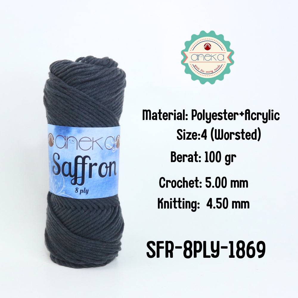 KATALOG - Benang Rajut Saffron 8 Ply / Crochet Knitting Yarn - Part 1