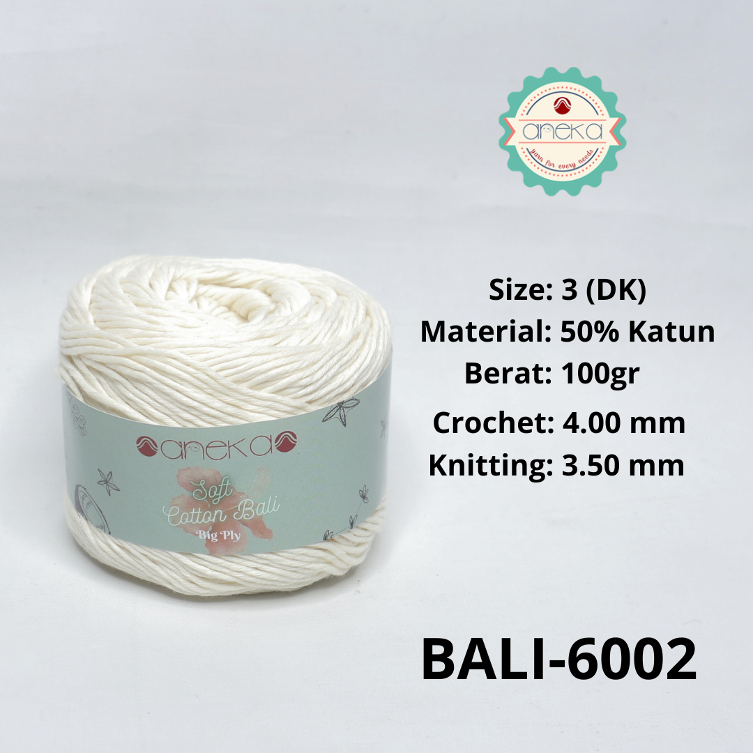 KATALOG - Benang Rajut Katun Bali ANEKA / Soft Cotton Big Ply made by ANEKABENANG PART 1
