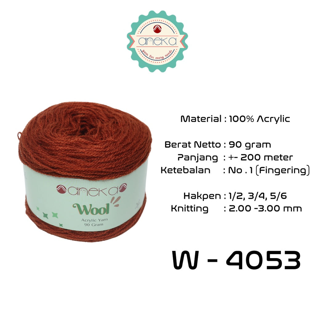 KATALOG - Benang Rajut Wool / Wol / Siet Yarn 90 gram - PART 1