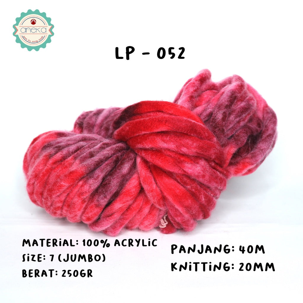 KATALOG - Benang Wol / Wool Ekstra Tebal Sembur - LOOPY YARN MIX