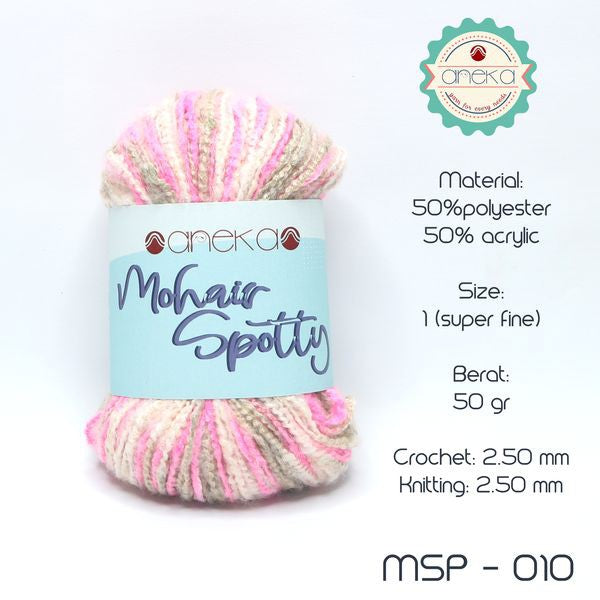 KATALOG - Benang Rajut Katun Mohair Spotty / Benang Angora Spotty PART 2