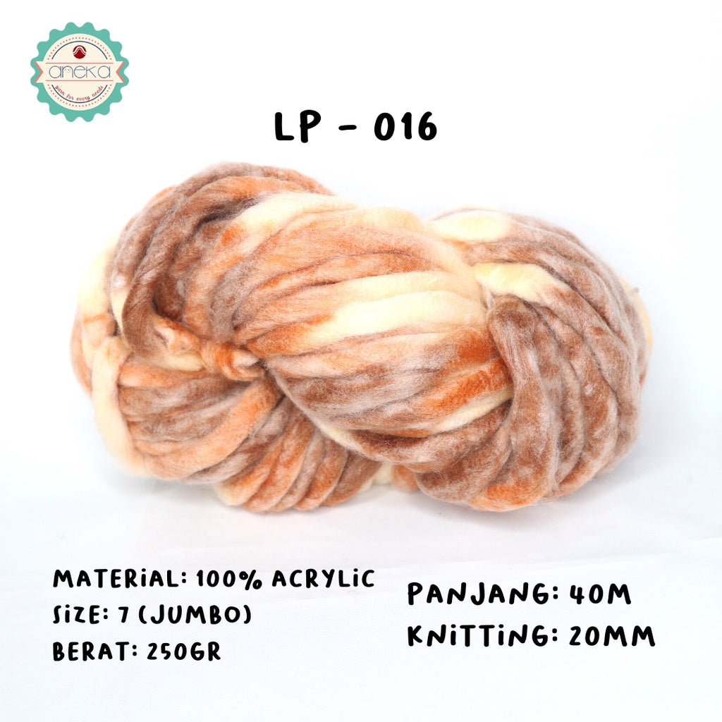 KATALOG - Benang Wol / Wool Ekstra Tebal Sembur - LOOPY YARN MIX