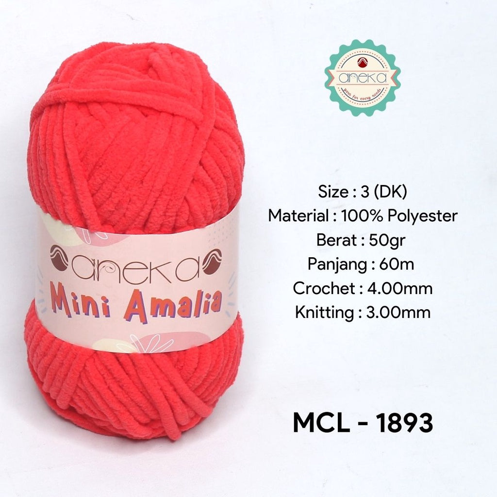 KATALOG - Benang Rajut Mini Amalia / Small Chenille Yarn