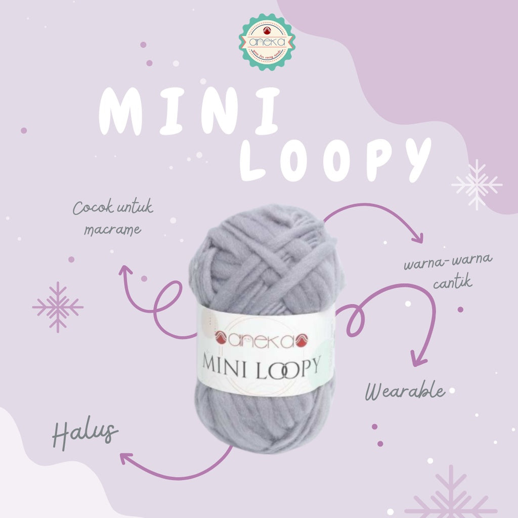 KATALOG - Benang Rajut Mini Loopy / Icelandic / Tapestry Weaving Yarn / Macrame Part 2