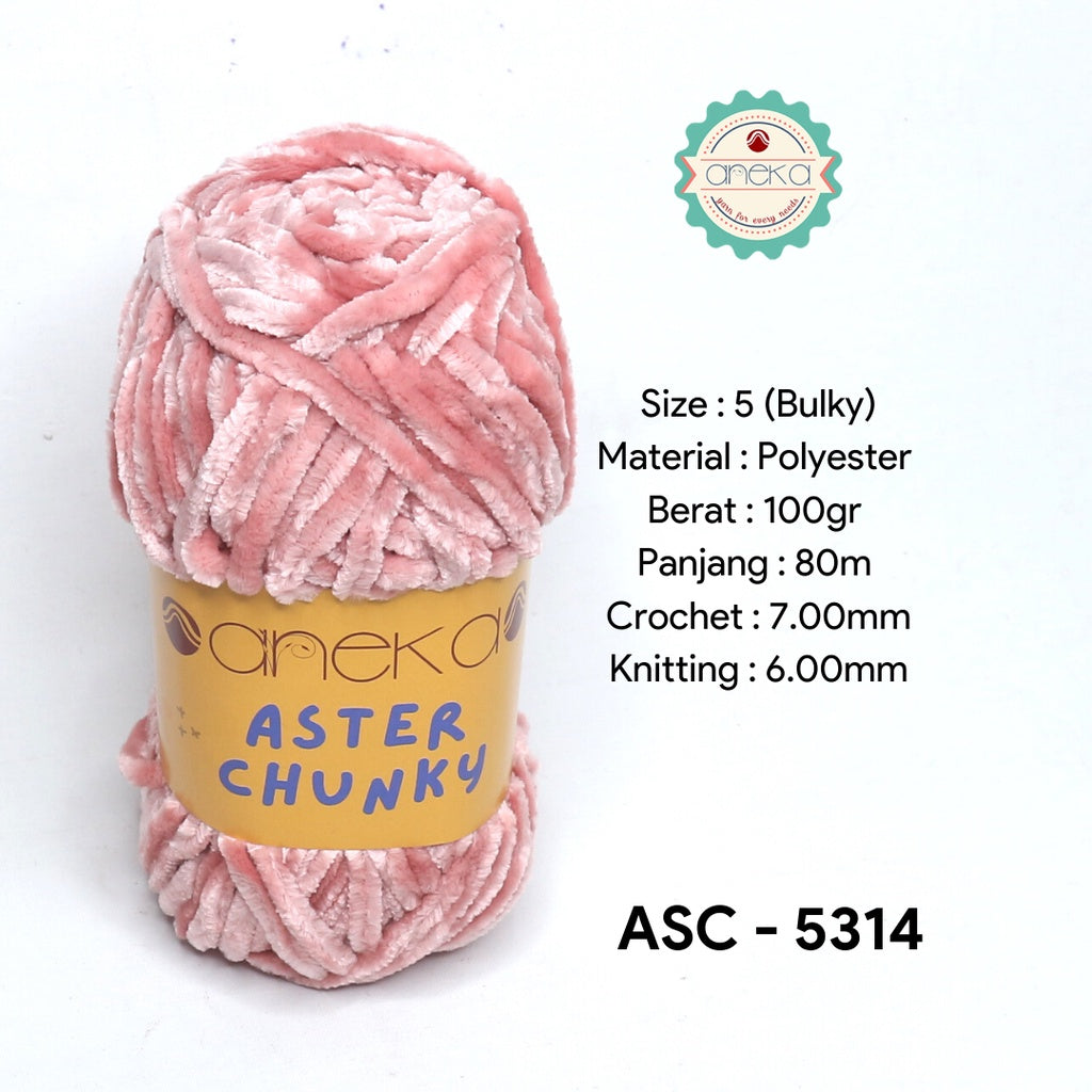 KATALOG - Benang Rajut Bludru Aster CHUNKY / Velvet Knitting Yarn