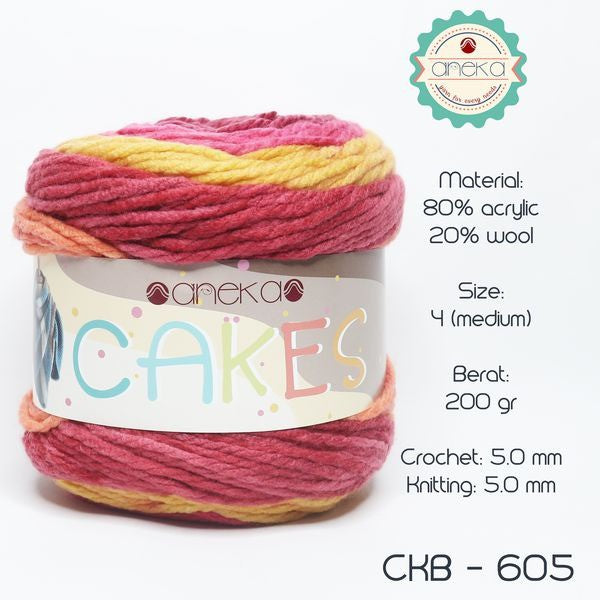 KATALOG - BENANG ANEKA CAKE BALL / CAKES YARN