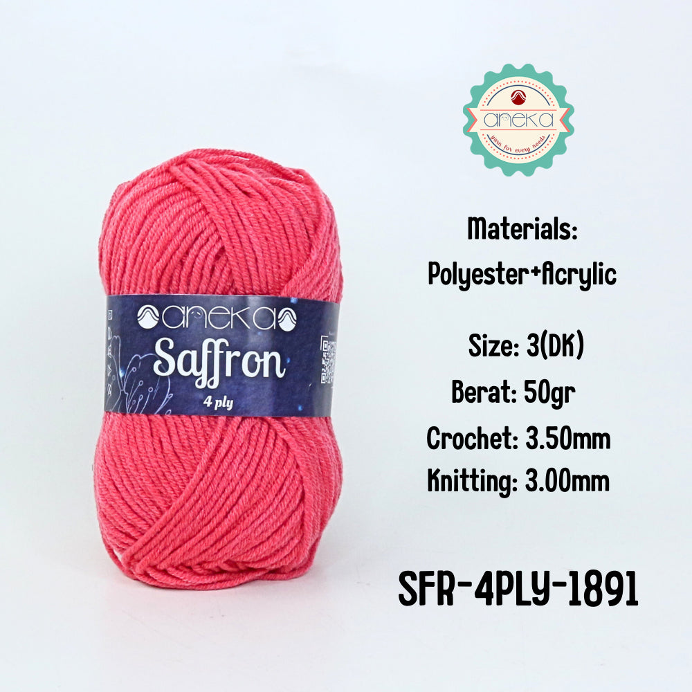 KATALOG - Benang Rajut Saffron 4 Ply / Crochet Knitting Yarn - Part 2