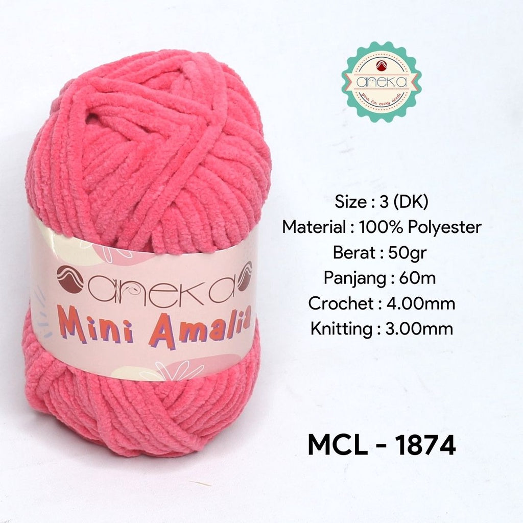 KATALOG - Benang Rajut Mini Amalia / Small Chenille Yarn