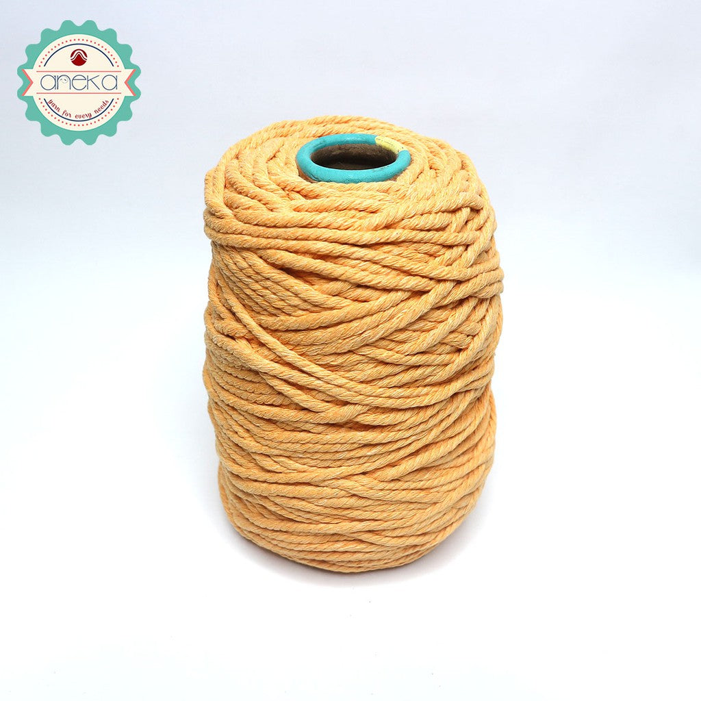 KATALOG - Benang Tali katun / tali macrame makrame warna warni 500 gr / 4mm