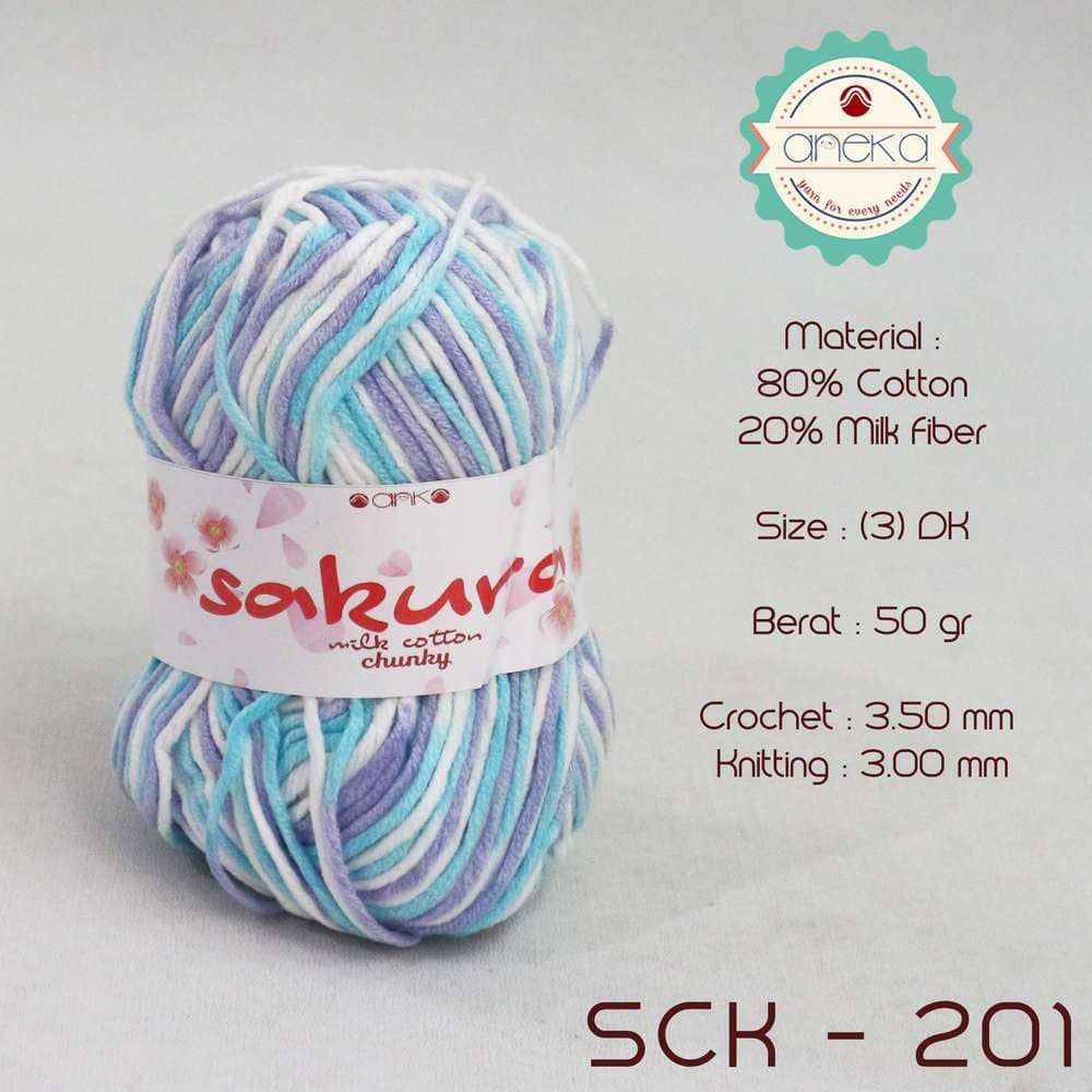 CATALOG - Sakura Milk Cotton Chunky Mix Sembur Mix Cotton Knitting Yarn PART 3