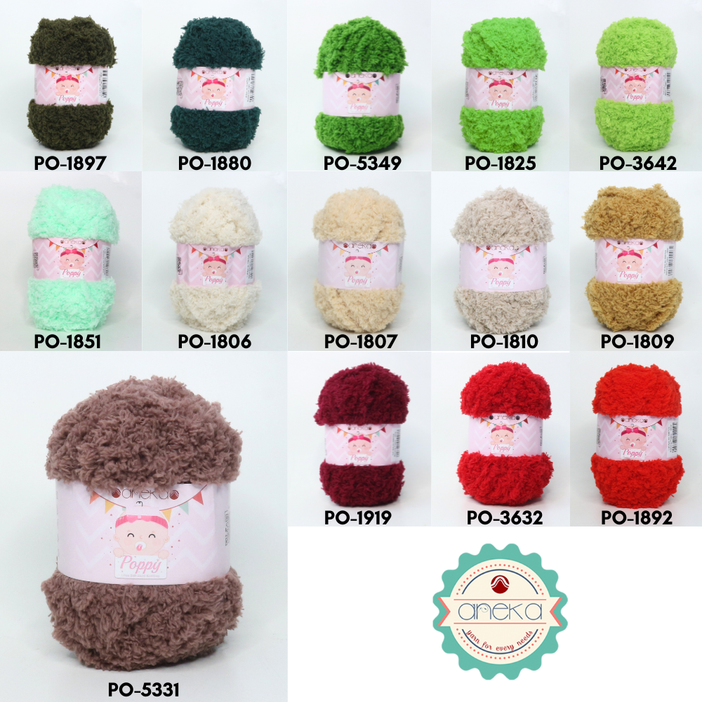 KATALOG - Benang Rajut Handuk Poppy / Towel Yarn