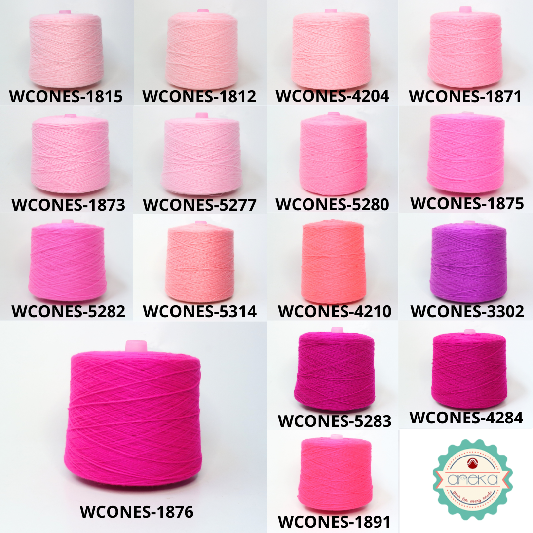 KATALOG - Benang Rajut Wool Aneka Cones / Wol / Siet Yarn / Tufting Rug / Karpet - Part 3