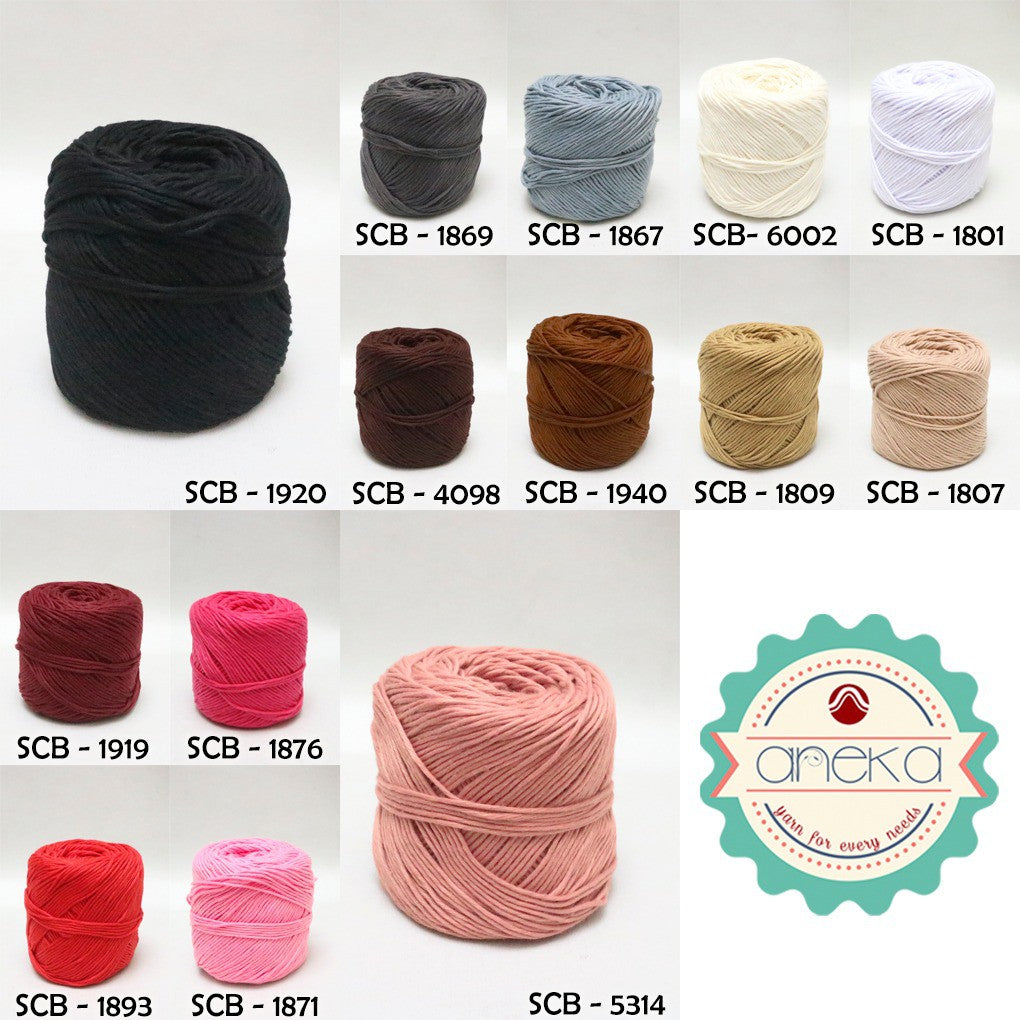 KATALOG -  Benang Rajut Katun Bali ANEKA / Soft Cotton Big Ply made by ANEKABENANG PART 1