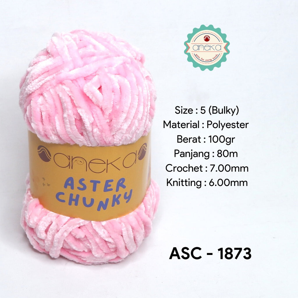 KATALOG - Benang Rajut Bludru Aster CHUNKY / Velvet Knitting Yarn