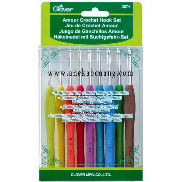 Hakpen Clover - Amour Crochet Hook - set