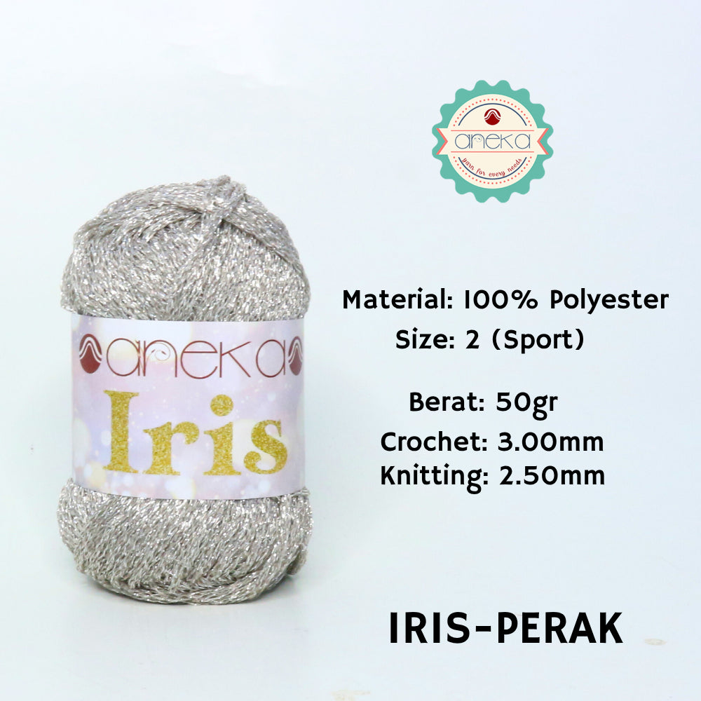 KATALOG - Benang Rajut Iris Glitter / Crochet Knitting Yarn