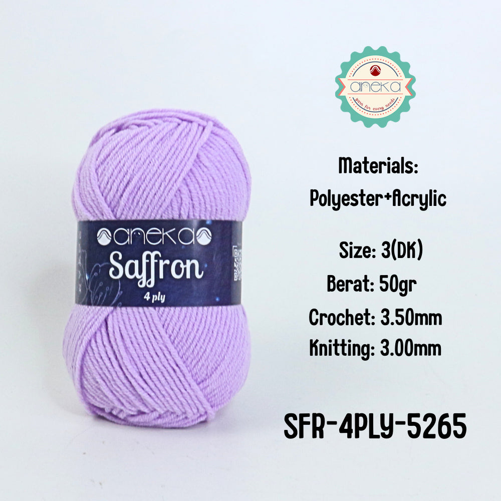 KATALOG - Benang Rajut Saffron 4 Ply / Crochet Knitting Yarn - Part 1