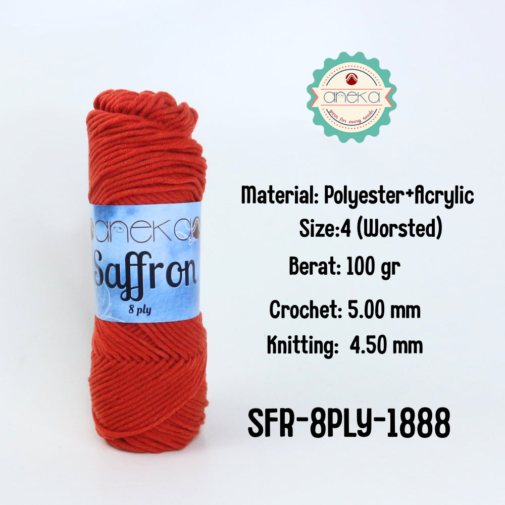 KATALOG - Benang Rajut Saffron 8 Ply / Crochet Knitting Yarn - Part 1