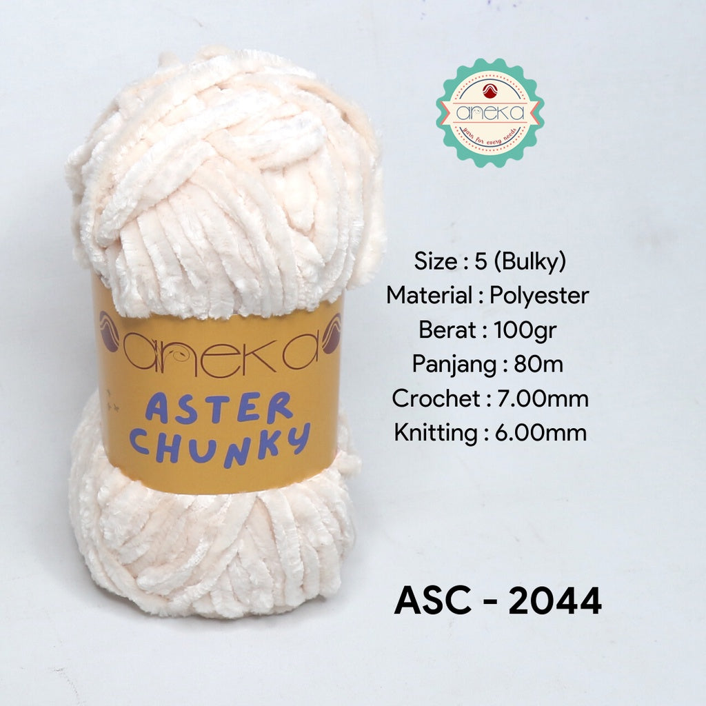 KATALOG - Benang Rajut Bludru Aster CHUNKY / Velvet Knitting Yarn