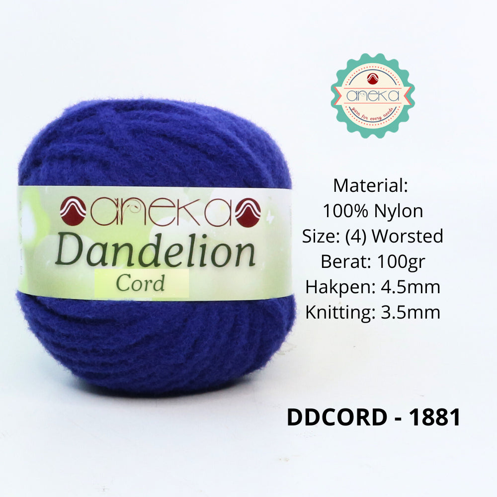 KATALOG - Benang Rajut Dandelion Cord / Crochet Knitting Cord Yarn