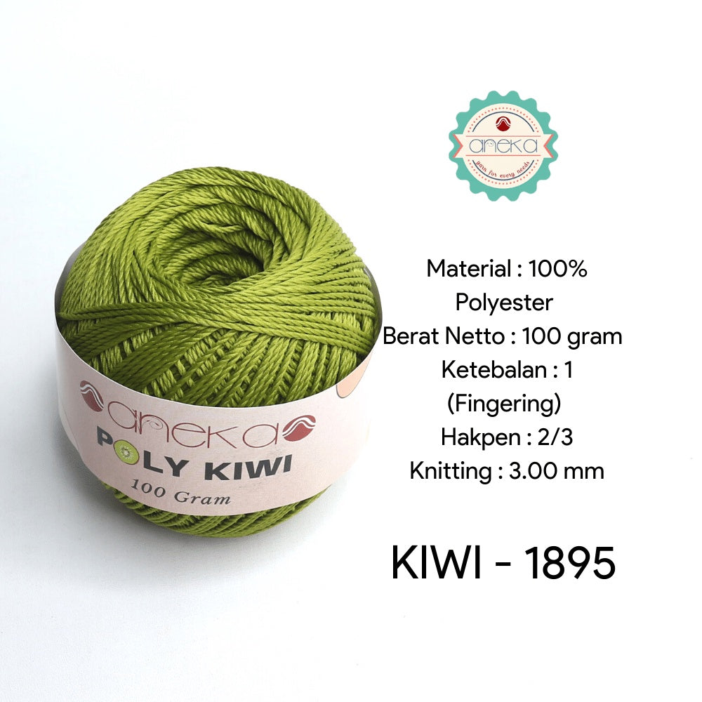 KATALOG - Benang Rajut Poli / Poly Kiwi Yarn - PREMIUM - Part 1