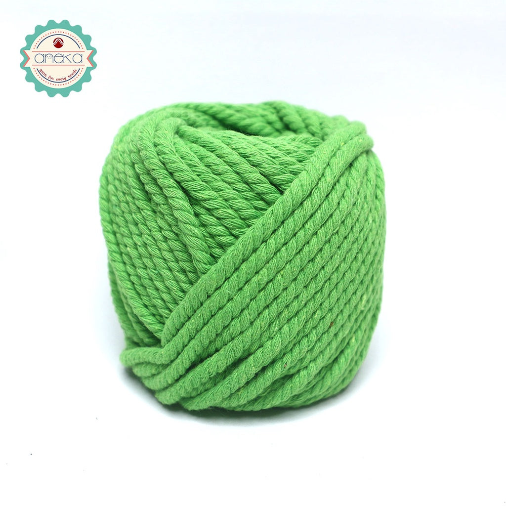 KATALOG - Benang Tali katun/tali macrame makrame warna 100 Gr - 4mm